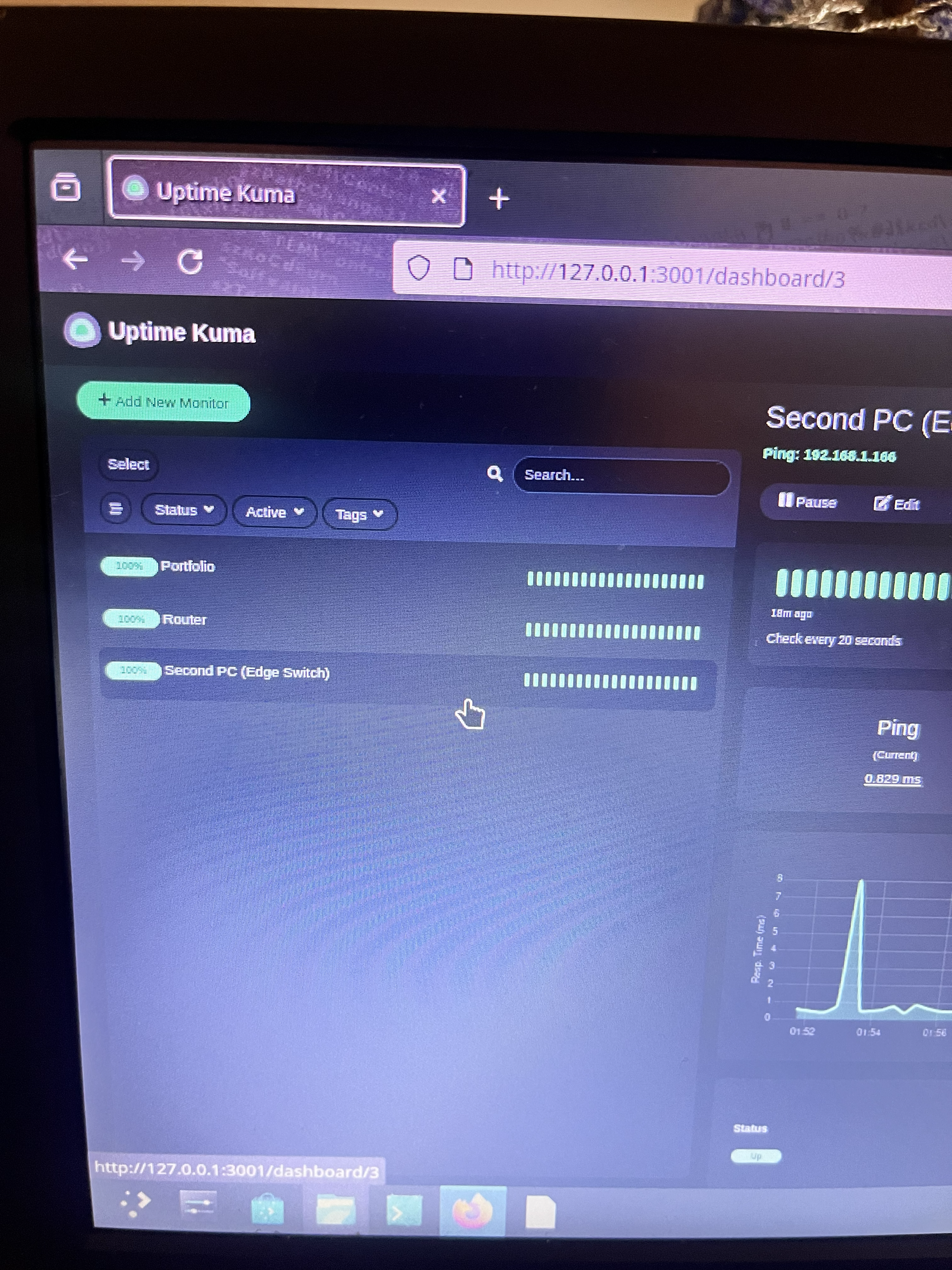 Uptime Kuma All Monitors Up